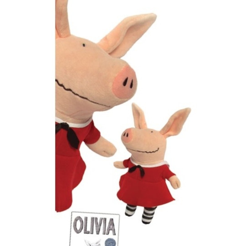 Olivia the Pig Plush Stuffed Animal Lovey - MerryMakers - 11" Doll‎